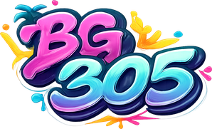bg 305 লাল গেমিং লোগো